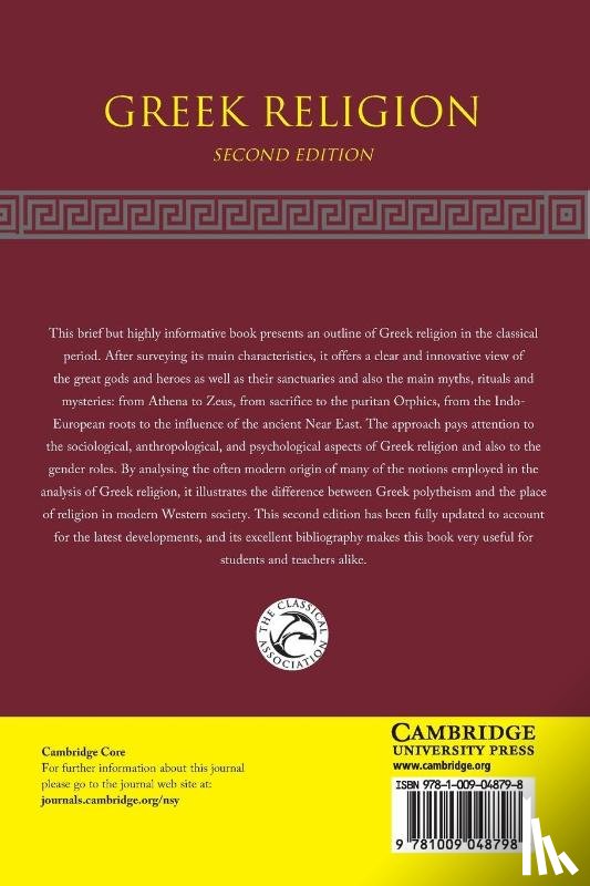 Bremmer, Jan N. (Rijksuniversiteit Groningen - Greek Religion: Volume 46