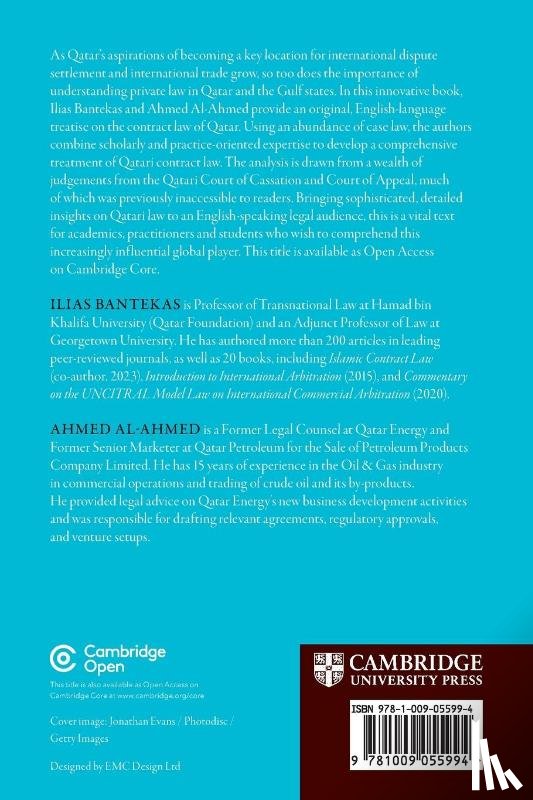Bantekas, Ilias (Hamad bin Khalifa University (Qatar Foundation)), Al-Ahmed, Ahmed (Qatar Petroleum) - Contract Law of Qatar