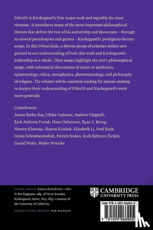  - Kierkegaard's Either/Or