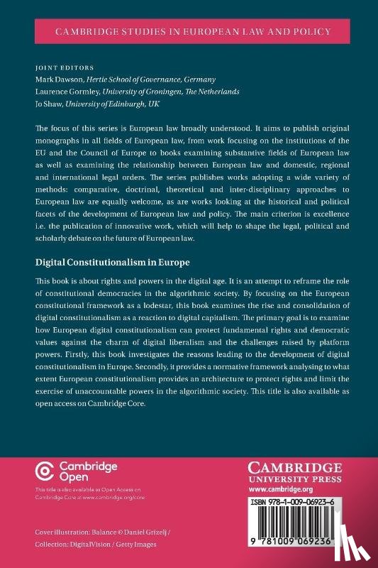 De Gregorio, Giovanni (University of Oxford) - Digital Constitutionalism in Europe