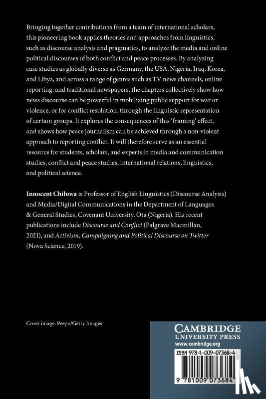  - Discourse, Media, and Conflict