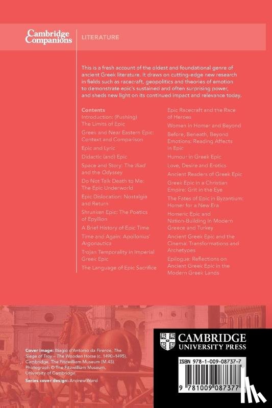  - The Cambridge Companion to Ancient Greek Epic
