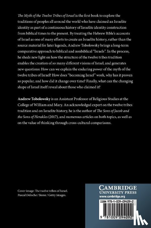Tobolowsky, Andrew (College of William and Mary - The Myth of the Twelve Tribes of Israel