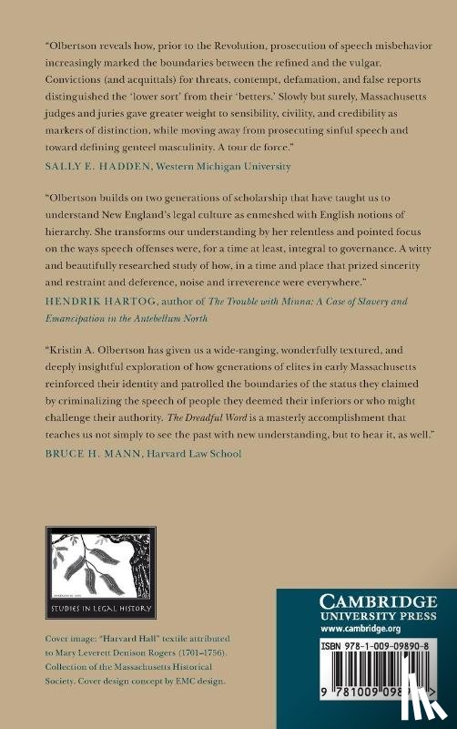 Olbertson, Kristin A. - The Dreadful Word