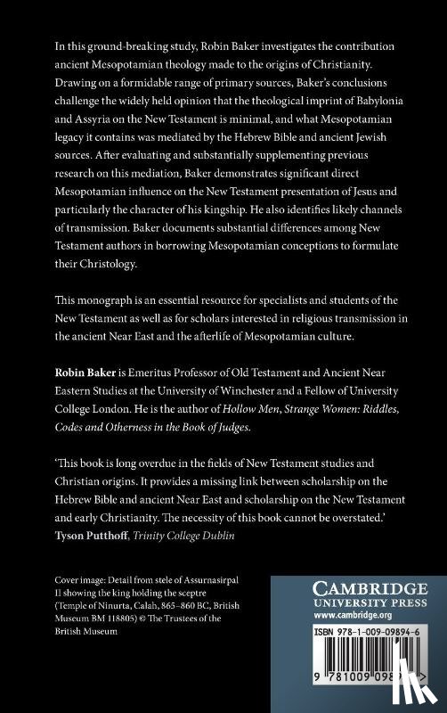 Baker, Robin - Mesopotamian Civilization and the Origins of the New Testament