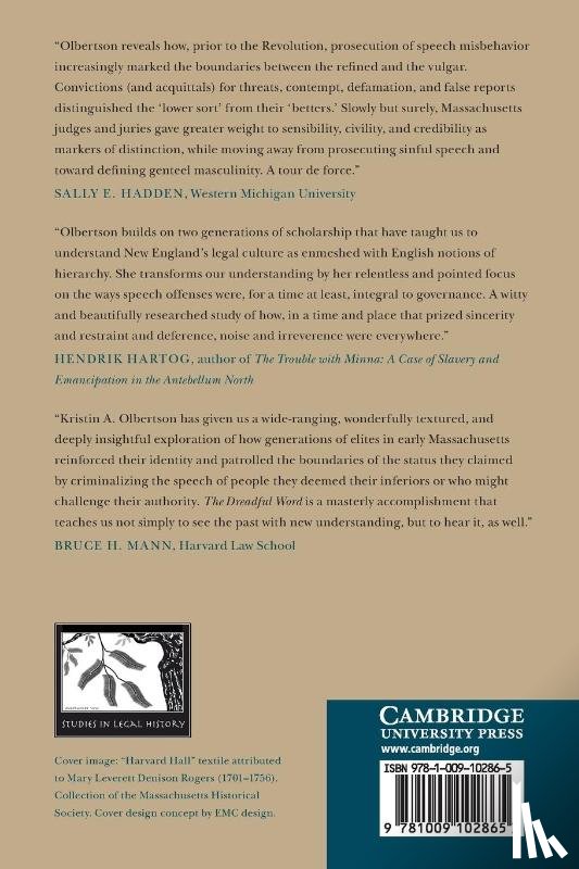 Olbertson, Kristin A. - The Dreadful Word