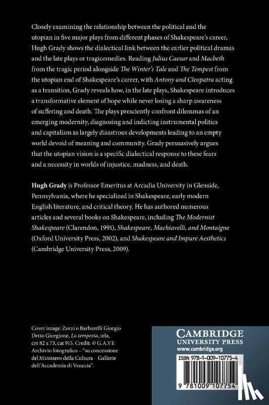 Grady, Hugh (Arcadia University - Shakespeare's Dialectic of Hope