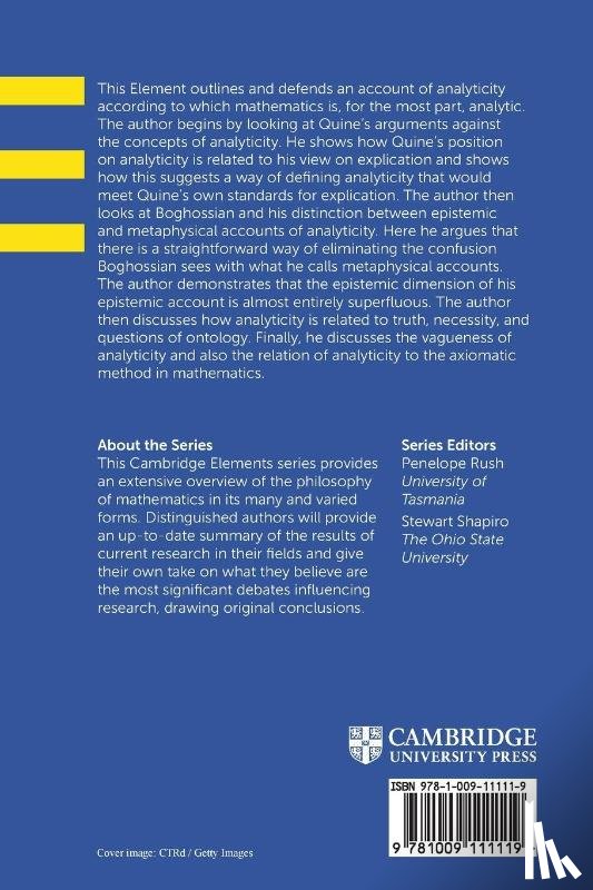 Lavers, Gregory (Concordia University - Mathematics is (mostly) Analytic