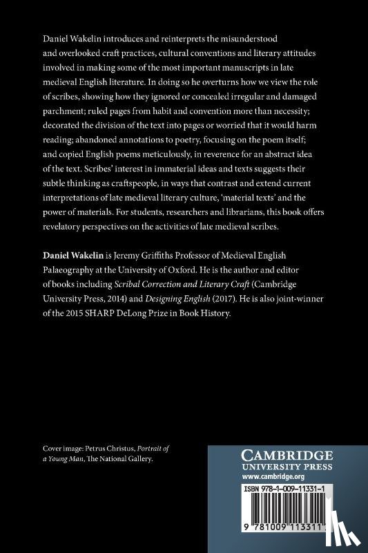 Wakelin, Daniel (University of Oxford) - Immaterial Texts in Late Medieval England