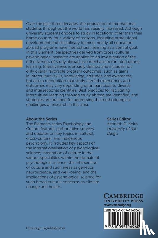 Goldstein, Susan B. (University of Redlands - Intercultural Learning through Study Abroad