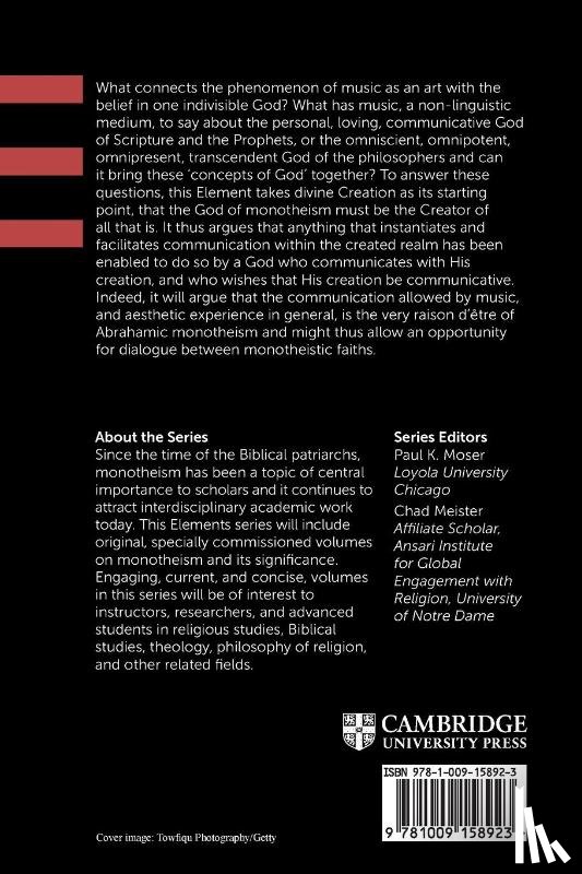 Wilson, Gareth F. (University of Cambridge) - Music and Monotheism