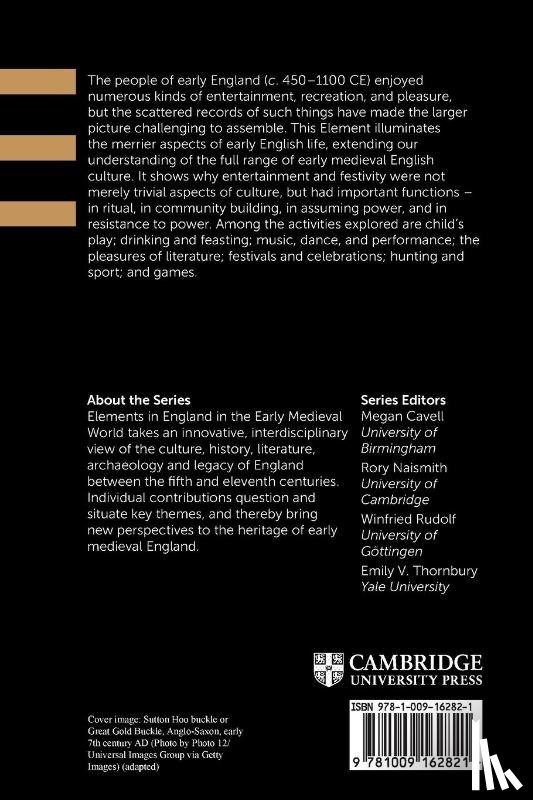 Bayless, Martha (University of Oregon) - Entertainment, Pleasure, and Meaning in Early England
