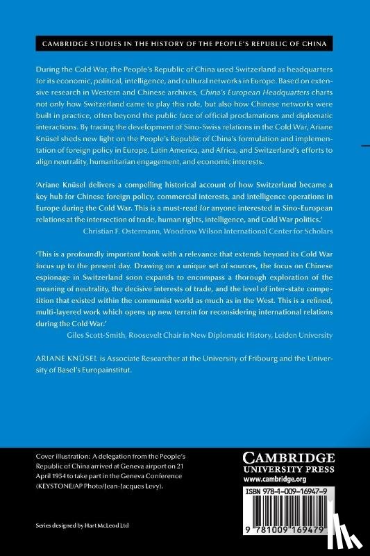 Knusel, Ariane (University of Fribourg) - China's European Headquarters