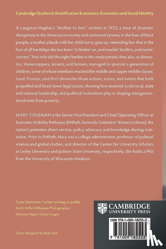 Coleman, Mary D. (Economic Mobility Pathways) - Land, Promise, and Peril