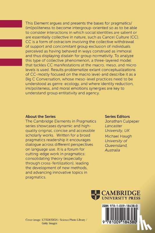 Blitvich, Pilar G. (University of North Carolina - Pragmatics, (Im)Politeness, and Intergroup Communication