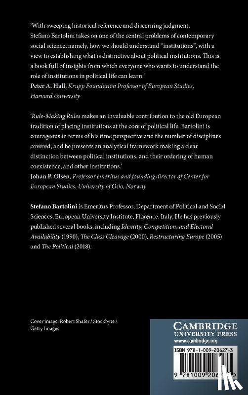 Bartolini, Stefano (European University Institute - Rule-Making Rules