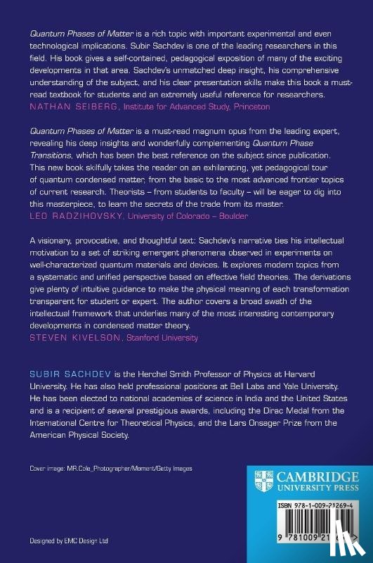 Sachdev, Subir (Harvard University - Quantum Phases of Matter