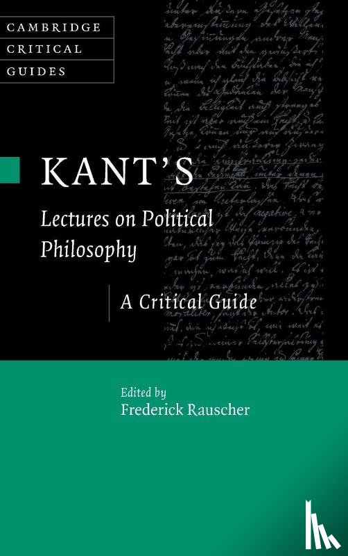  - Kant's Lectures on Political Philosophy