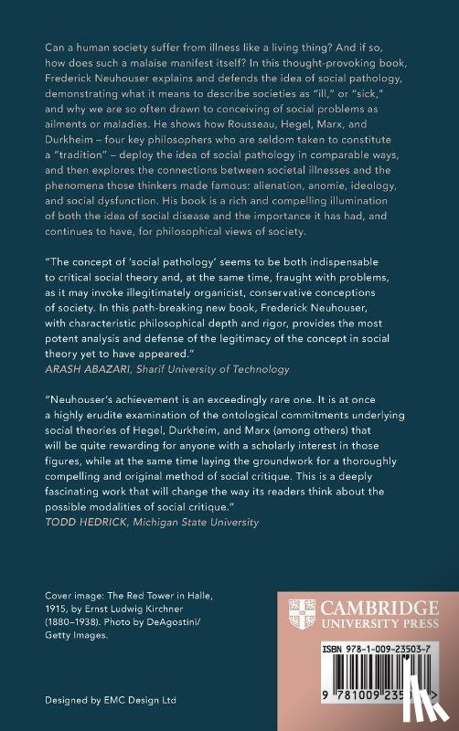 Neuhouser, Frederick (Barnard College - Diagnosing Social Pathology