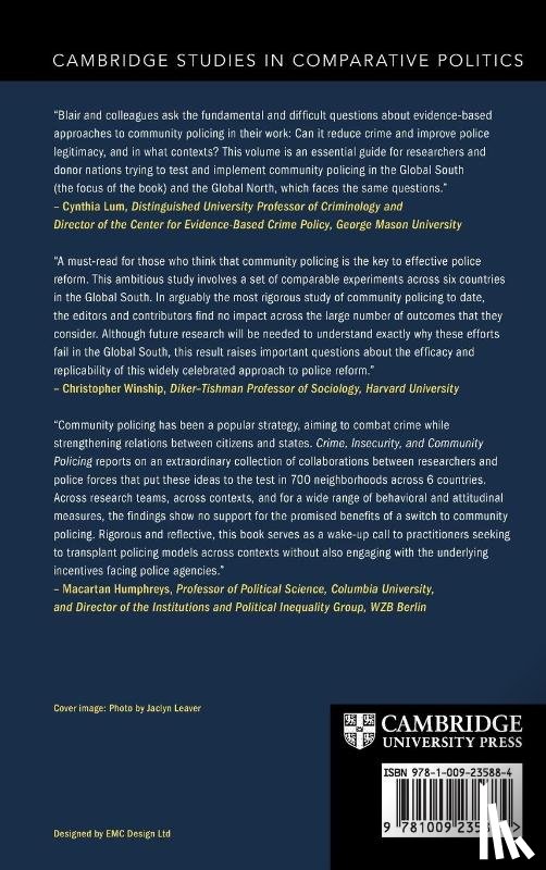  - Crime, Insecurity, and Community Policing