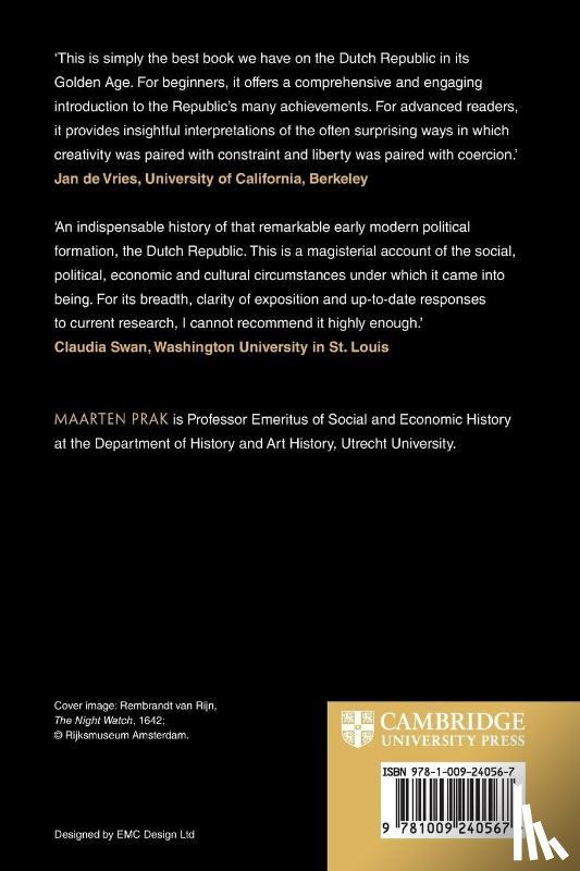Prak, Maarten (Universiteit Utrecht - The Dutch Republic in the Seventeenth Century