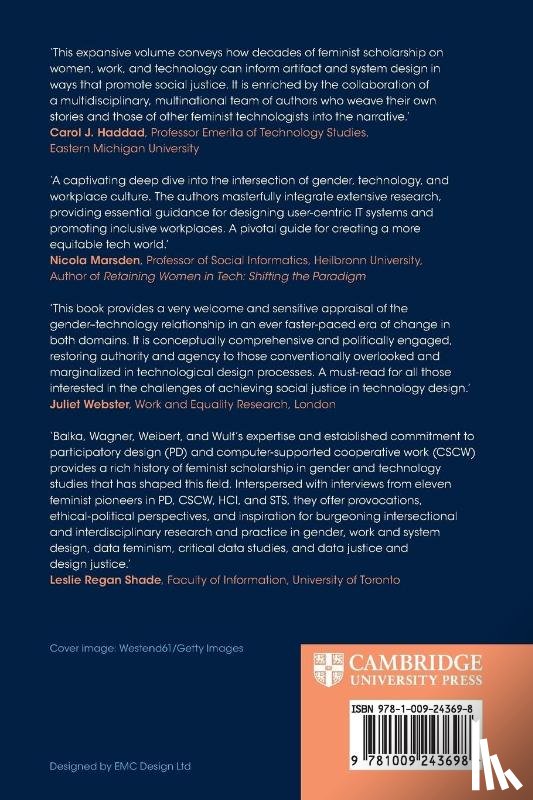 Balka, Ellen (Simon Fraser University, Wagner, Ina (Universitat Siegen, Weibert, Anne (Universitat Siegen, Wulf, Volker (Universitat Siegen - Gender and Technology at Work