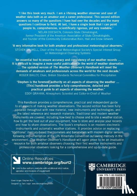 Burt, Stephen (Fellow of the Royal Meteorological Society) - The Weather Observer's Handbook