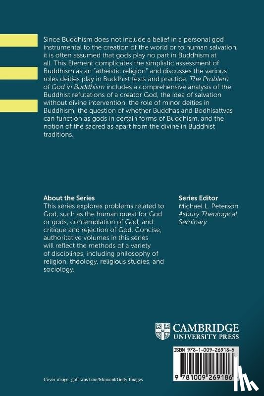 Cohen, Signe (University of Missouri) - The Problem of God in Buddhism
