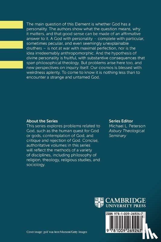 Bailey, Andrew M. (Yale-NUS College), Rettler, Bradley (University of Wyoming) - The Problem of Divine Personality