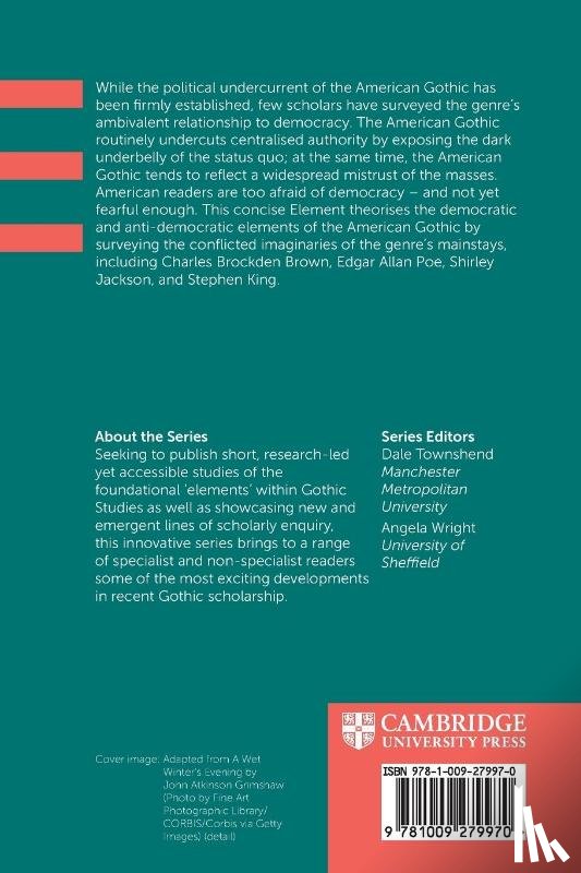 Blouin, Michael J. (Milligan University - Democracy and the American Gothic