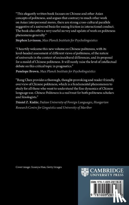 Chen, Rong (California State University - Chinese Politeness