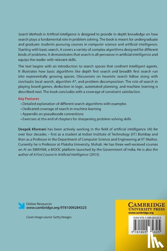 Khemani, Deepak (IIT Madras - Search Methods in Artificial Intelligence