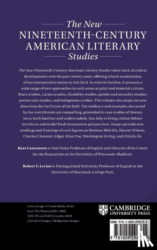  - The New Nineteenth-Century American Literary Studies