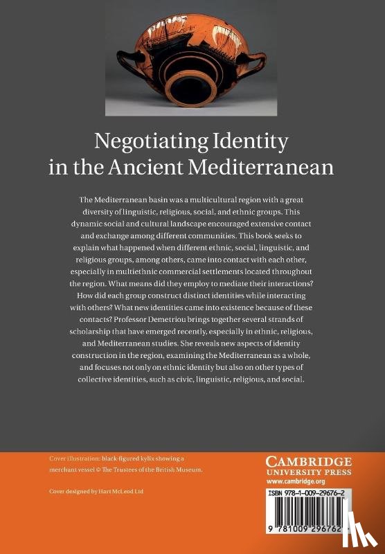 Demetriou, Denise (Michigan State University) - Negotiating Identity in the Ancient Mediterranean