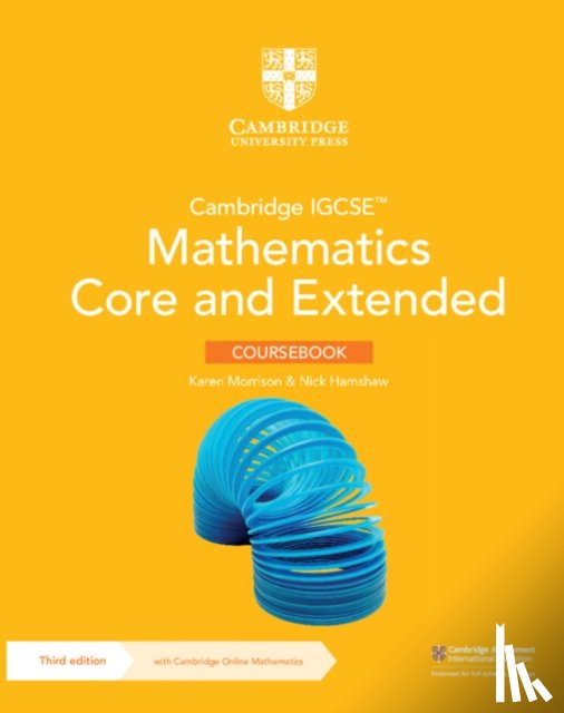 Morrison, Karen, Hamshaw, Nick - Cambridge Igcse(tm) Mathematics Core and Extended Coursebook with Cambridge Online Mathematics (2 Years' Access)