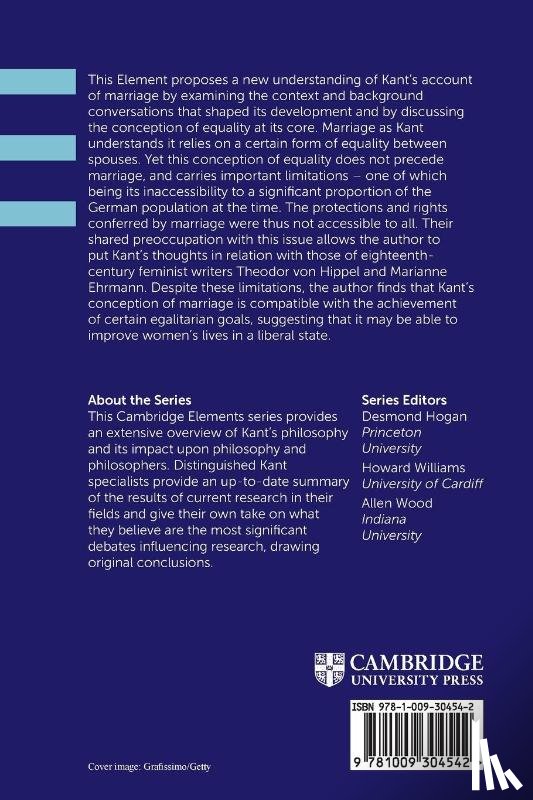 Sabourin, Charlotte (Douglas College) - Kant on Marriage