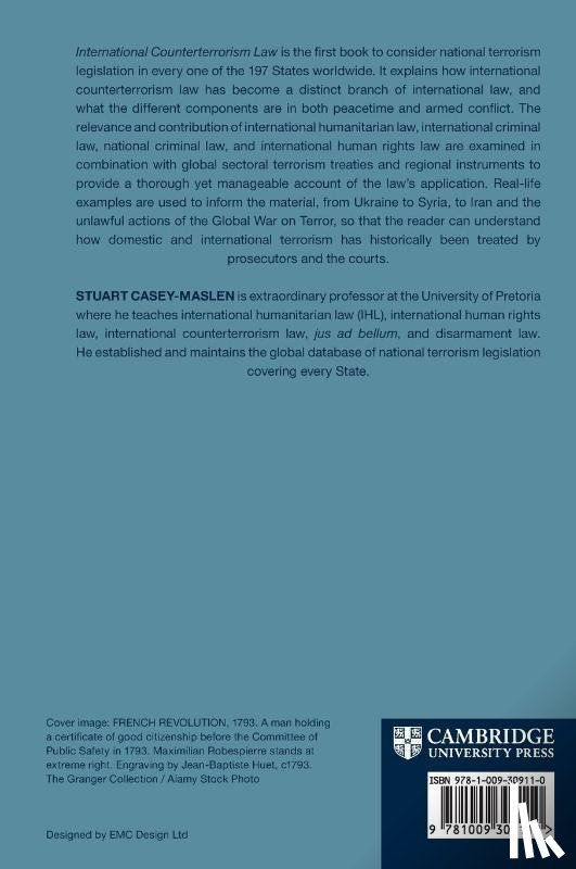 Casey-Maslen, Stuart (University of Pretoria) - International Counterterrorism Law