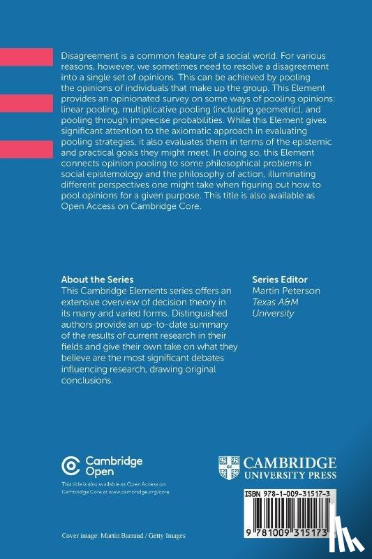 Elkin, Lee (Erasmus University Rotterdam), Pettigrew, Richard (University of Bristol) - Opinion Pooling