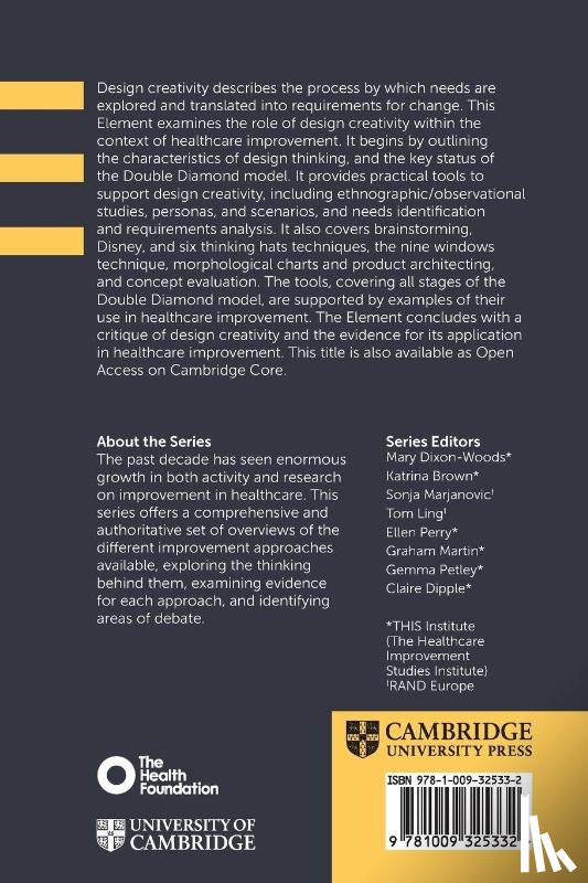 Jun, Gyuchan Thomas (Loughborough University), Hignett, Sue (Loughborough University), Clarkson, P. John (University of Cambridge) - Design Creativity