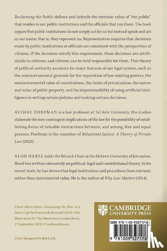 Dorfman, Avihay (Tel-Aviv University), Harel, Alon (Hebrew University of Jerusalem) - Reclaiming the Public