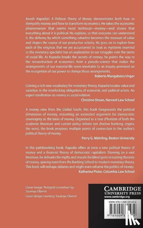 Kapadia, Anush (Indian Institute of Technology - A Political Theory of Money