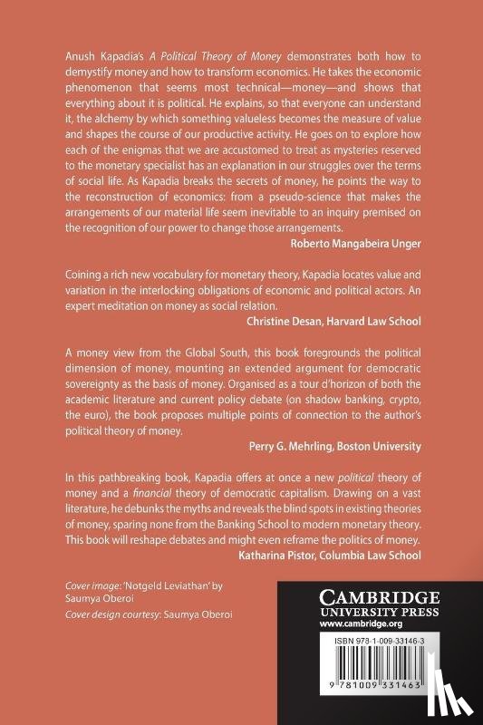 Kapadia, Anush (Indian Institute of Technology - A Political Theory of Money