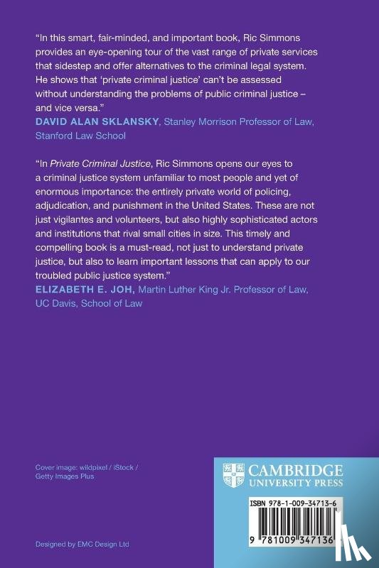 Simmons, Ric (Ohio State University) - Private Criminal Justice