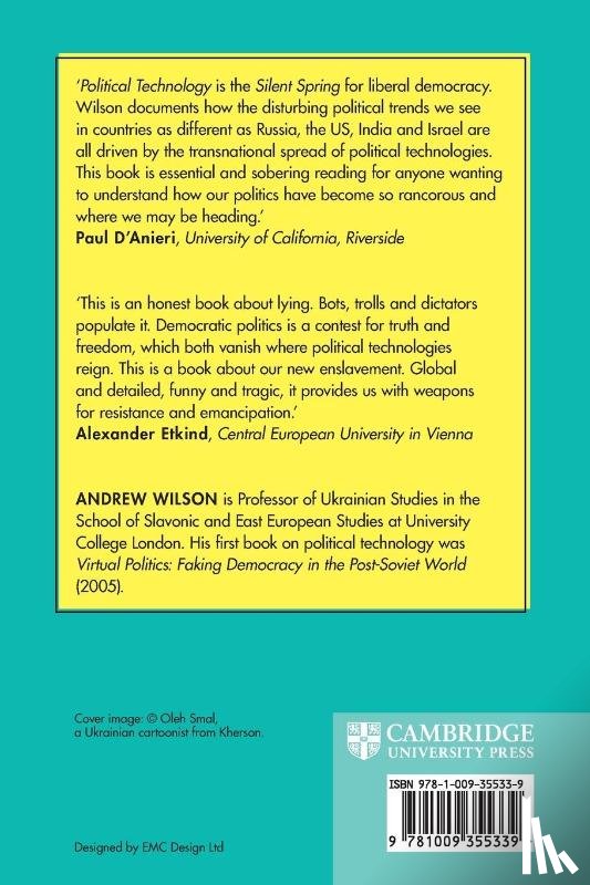 Wilson, Andrew (University College London) - Political Technology