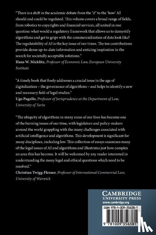 - Algorithms and Law