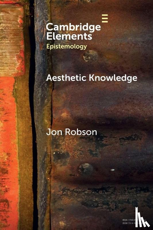 Robson, Jon (University of Nottingham) - Aesthetic Knowledge