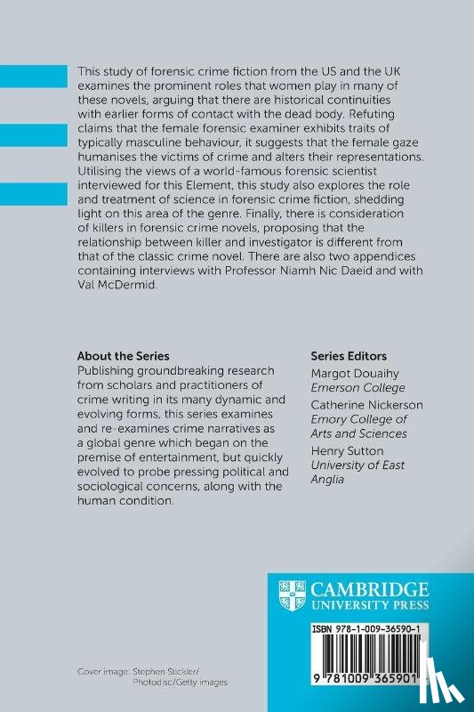 Varvogli, Aliki (University of Dundee) - Forensic Crime Fiction