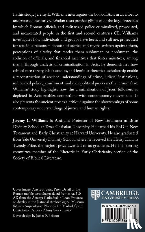 Williams, Jeremy L. (Texas Christian University) - Criminalization in Acts of the Apostles