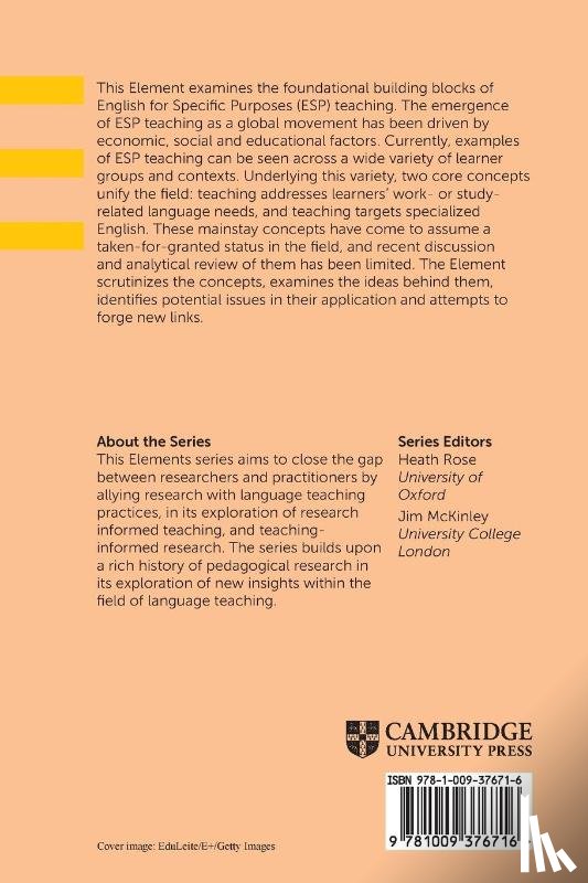 Basturkmen, Helen (University of Auckland) - Core Concepts in English for Specific Purposes