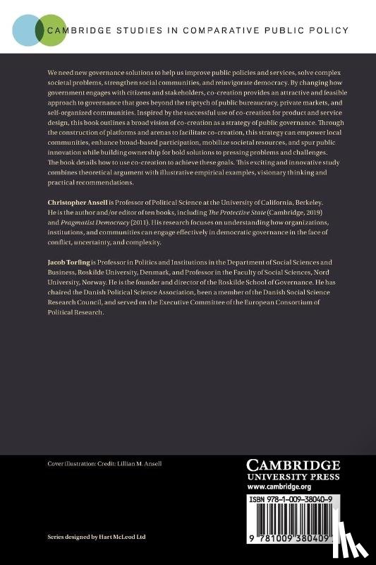 Ansell, Christopher (University of California, Torfing, Jacob (Roskilde Universitet - Public Governance as Co-creation